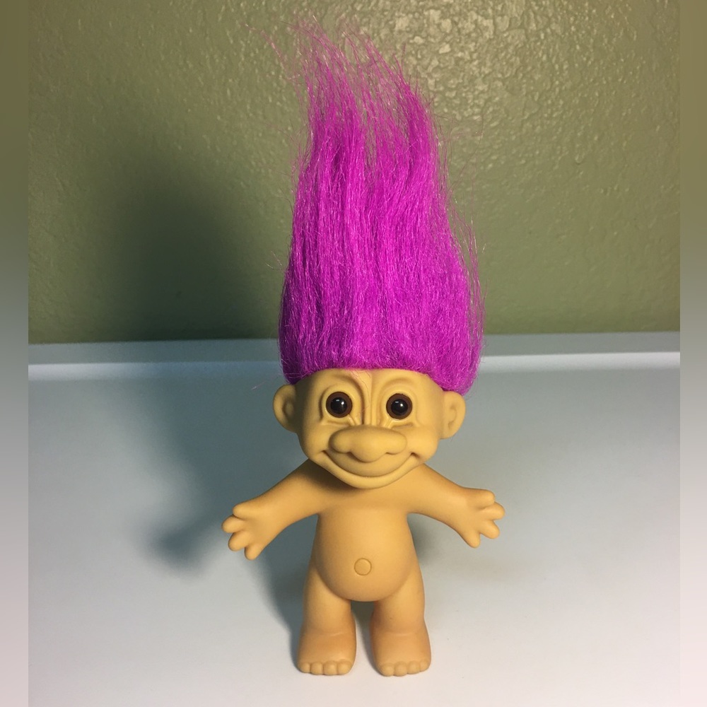 Vintage Russ Troll Purple Doll